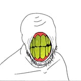 feral faceless mouth big