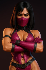 mileena posing