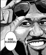 nine burgers