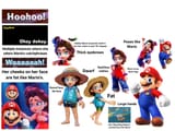 Pauline III and Mario Mario comparison