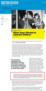 when gays wanted to liberate children
