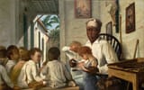 Francisco Oller - La Escuela del Maestro Rafael Cordero