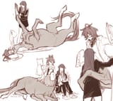 __trainer_agnes_tachyon_female_trainer_and_agnes_tachyon_s_trainer_umamusume_drawn_by_horang_1203__fefa7172cc8e4520134d48b096beca19