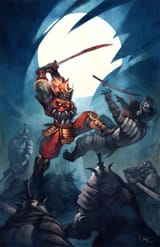 __bishamon_darkstalkers_drawn_by_garrett_hanna__60461e7bc41427632f7215ab186459c1