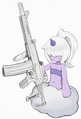 1girl, SFW, palworld, dazzi, masterpiece, no text, wamudraws, plague of gripes, s-2991873079