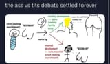 ass vs tits debate settled forever