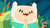 Finn laughing and clapping 