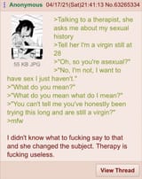 the impossibly 28 year old virgin