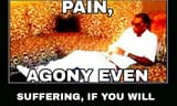 pain agony suffering