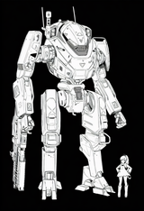 1girl, titanfall (series), titanfall 2, black background, full body, wamudraws, s-2593781956