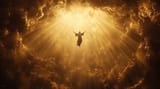 silhouette-man-ascending-heaven-with-golden-rays-light_1222783-22285