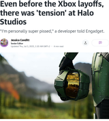 Even before the Xbox layoffs there was &#039;tension&#039; at Halo Studios