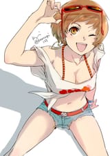 Chie with Ann&#039;s outfit