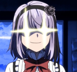 glowing eyes