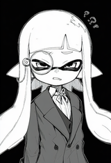 Hmmmmmmmmmm, solo, splatoon, inkling girl, vampire squid, fang, traditional medi s-1799281332