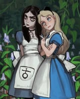 disney alice smoking with american mcgee alice