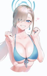 lovely asuna ponytail