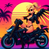 20250704_1329_Futuristic Biker Mercy_remix_01jzak2w5ef3tvy1w2v0h2e399