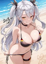 horny slutty prinz eugen bikini