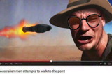 Sniper walks to the point