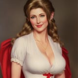 29802-2973807423-mature woman,, Albert lynch, Rubenesque body, Aerith as milf, masterpiece,, extreme detail, extremely detailed face, heavenly,