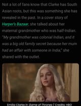 Emilia Clarke India