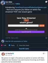 the wizard game was woke ACK