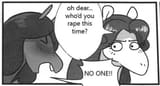 In Soviet Equestria, horse rape (you)