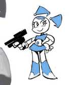 Jenny with a gun