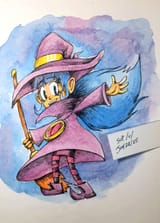asdfasdf A watercolor plum