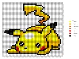 pikachu pixel art
