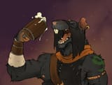 happy black rat