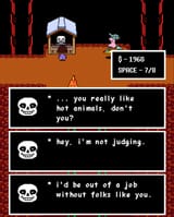 sans hot animals