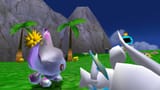 beryl stares at lotus asleep