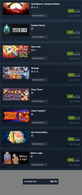 steam sale 2025 cart