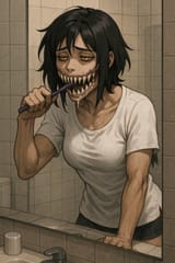 20250706_1229_Sleepy Mileena Brushing Fangs_simple_compose_01jzfmfhxcfayrasp96nv7q397