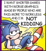 sonic says