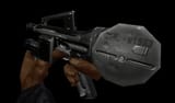 Deus Ex Assault Rifle 1st person model