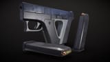stealth pistol model by lightningocelot