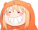 Umaru_grins