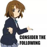 consider the following