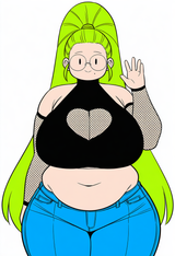 My super cool and unique DALL-E OC Danialle