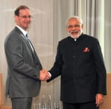 The_Prime_Minister,_Shri_Narendra_Modi_meeting_the_CEO_of_the_Canada_Pension_Plan_Investment_Board,_Mr._Mark_Wiseman,_in_Toronto,_Canada_on_April_16,_2015