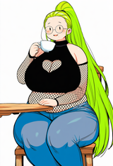 My super cool and unique DALL-E OC Danialle 8