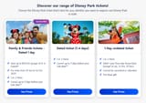 Disney Park tickets Disneyland Paris