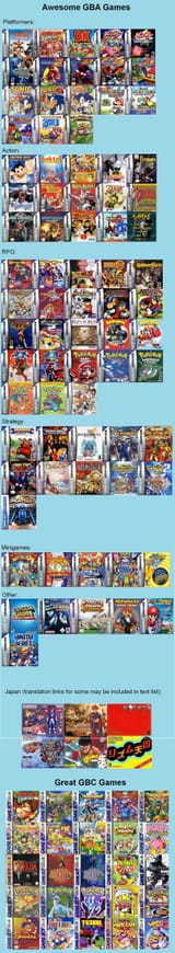 Awesome GBA Games