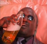drunk on piss