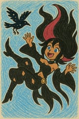 20250707_2212_Gravity-Defying Witch_simple_compose_01jzk8779kfn0tbt21nedw3jsy