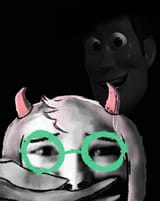 Friend holds Ralsei