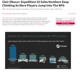 exp33 sales in 12 days